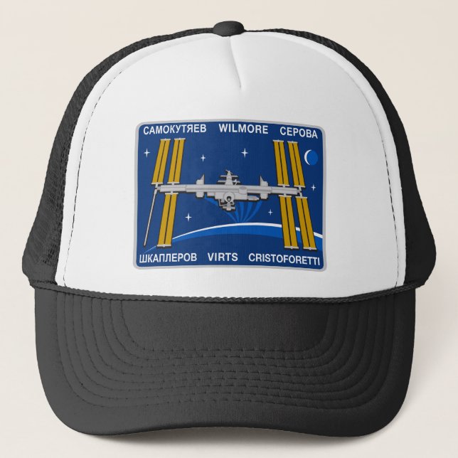 ISS Crews:  Expedition 42 Trucker Hat (Front)