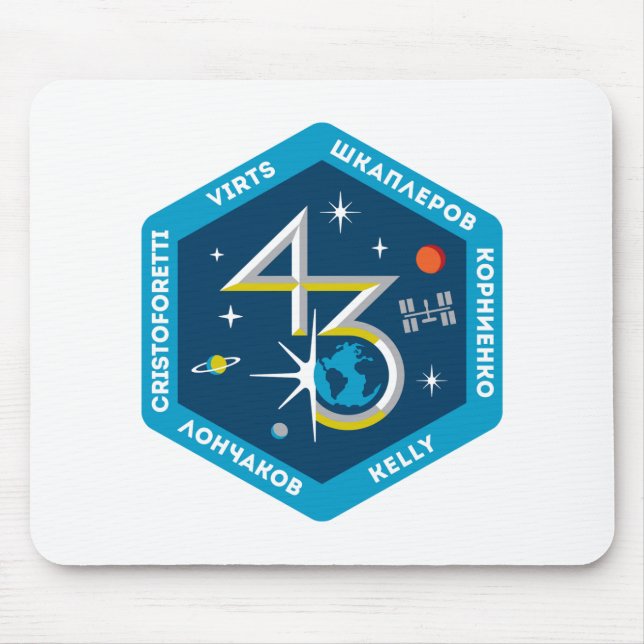 ISS Crews:  Expedition 43 Mouse Pad (Front)
