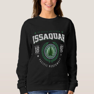 Issaquah Washington State Pine Tree WA Souvenir Re Sweatshirt
