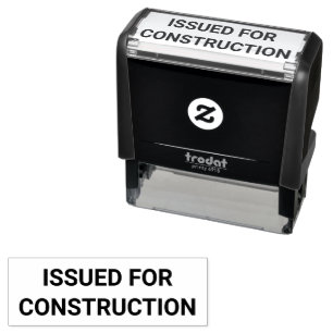 Issued For Construction Self-Inking Stamp
