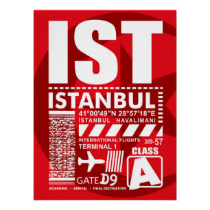 IST Istanbul Airport Poster