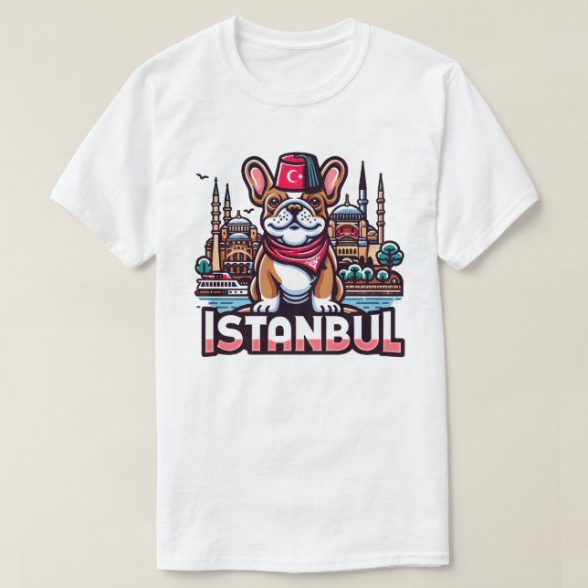 Istanbul Adventure Bulldog Tee (Design Front)