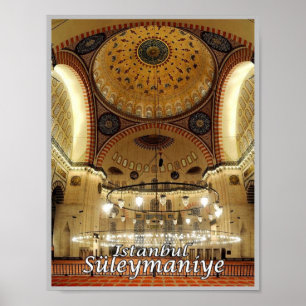 Istanbul - Basilica of Solimano - Turkey - Poster