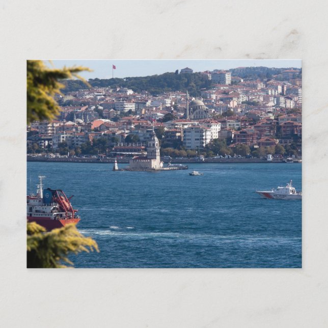 Istanbul Bosphorus Postcard (Front)