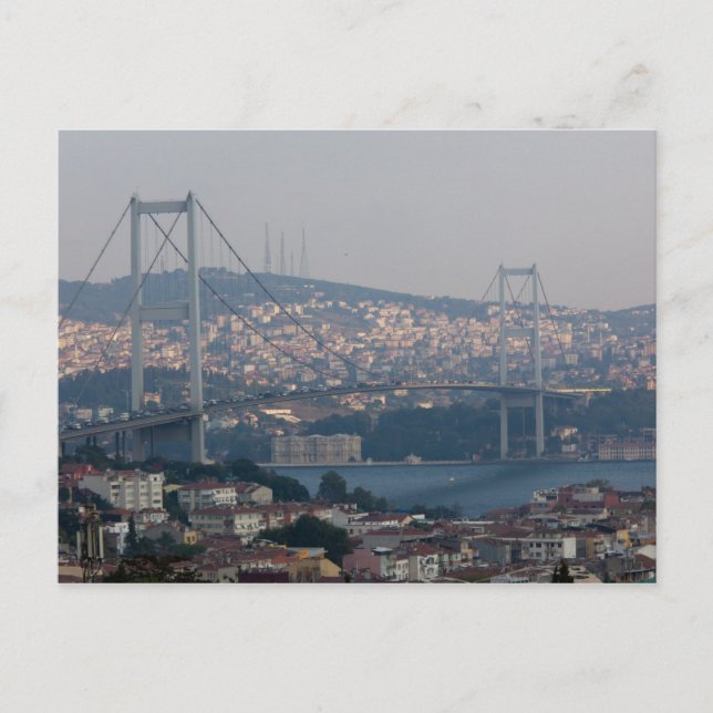 Istanbul bridge postcard (Front)