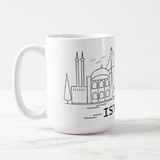 Istanbul city coffee mug
