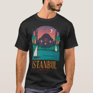 Istanbul City - Turkey Skyline T-Shirt