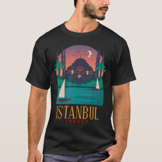 Istanbul City - Turkey Skyline T-Shirt