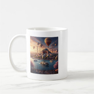 Istanbul Cityscape - Hagia Sophia and Bosphorus Coffee Mug