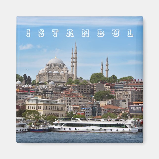 Istanbul. Cityscape. Magnet (Front)