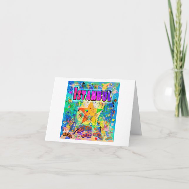 Istanbul Epoch Hour Greeting Card (Front)