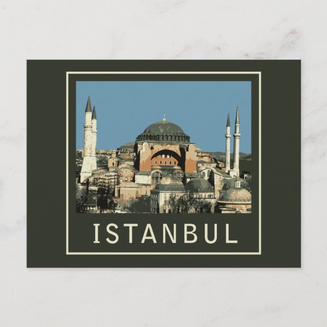 Istanbul Hagia Sophia Postcard (Front)