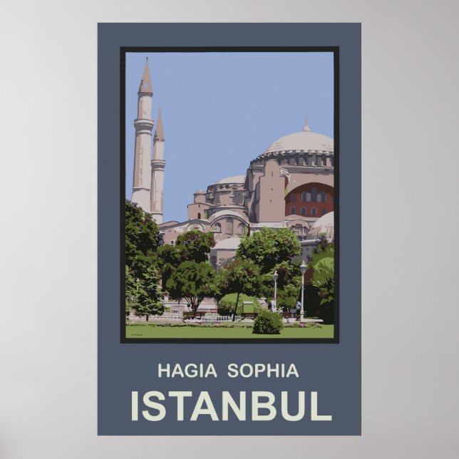 Istanbul Hagia Sophia Poster (Front)