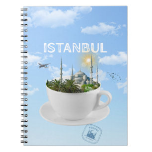 Istanbul in a Teacup - Skyline - Turkish Gift Notebook
