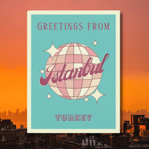 Istanbul Istambul Turkey Retro Vintage Postcard
