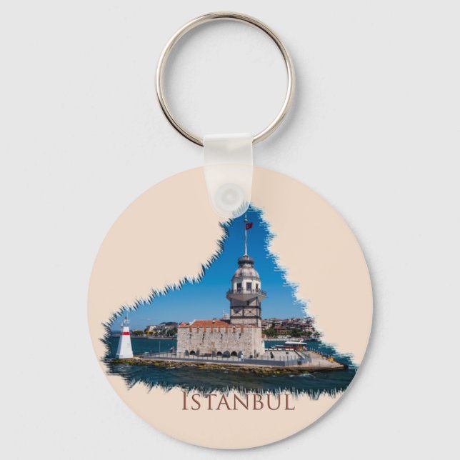 Istanbul: Maiden's Tower Key Ring (Front)