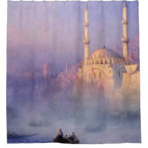 Istanbul Mosque Neoclassical Architecture Mosque Shower Curtain