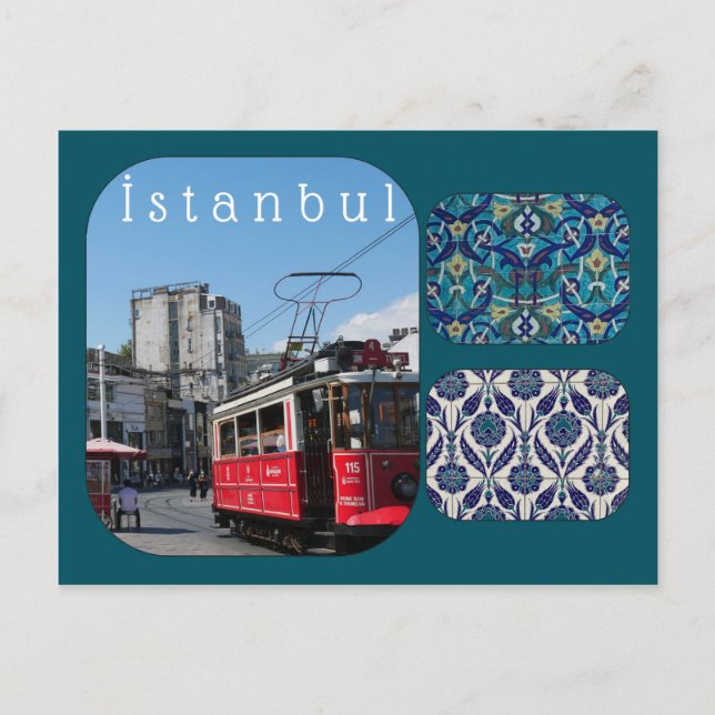 Istanbul Multi-view Postcard (Front)