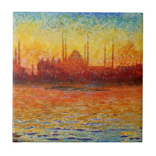Istanbul Skyline 3 Ceramic Tile