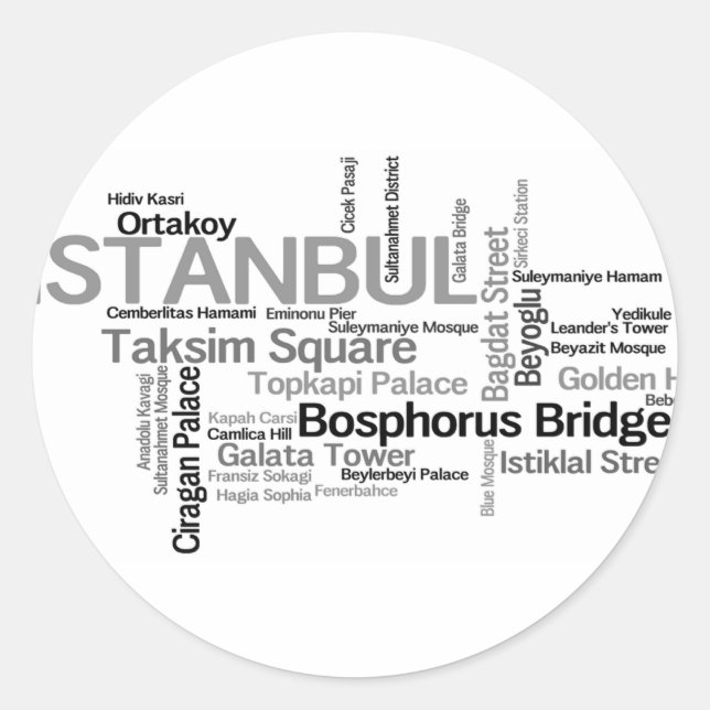ISTANBUL Sticker (Front)