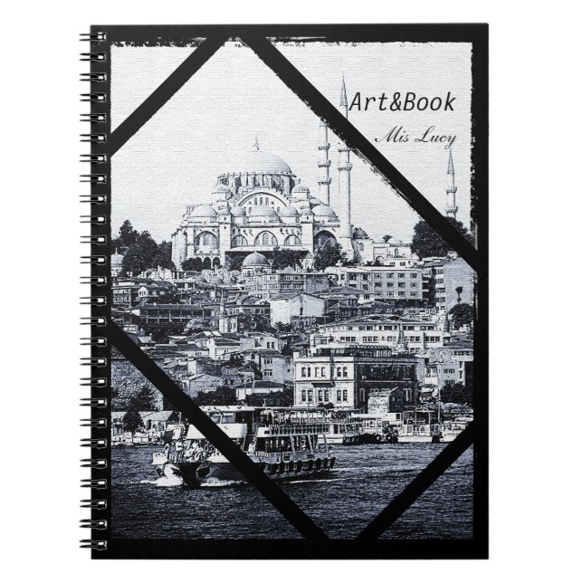 Istanbul, Sultan Ahmed Mosque, Turkey (Notebook) Notebook (Front)