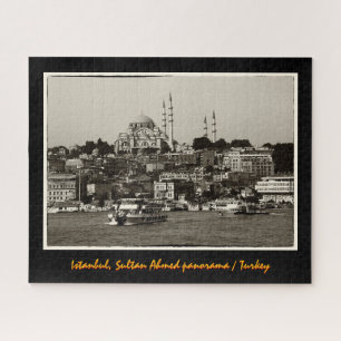 Istanbul, Sultan Ahmed panorama, Turkey Historical Jigsaw Puzzle