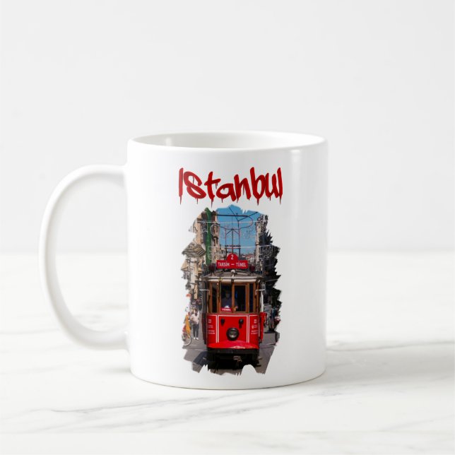 Istanbul: Taksim Tram Coffee Mug (Left)