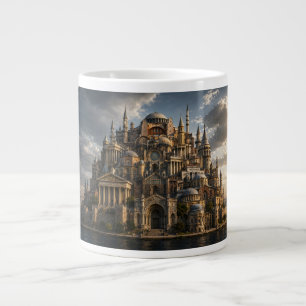 Istanbul Through the Ages Legendary Cityscape Large Coffee Mug