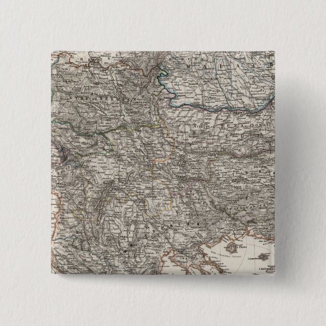 Istanbul, Turkey 2 15 Cm Square Badge (Front)