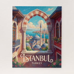 Istanbul Turkey Bosphorus Ottoman Architecture Jigsaw Puzzle