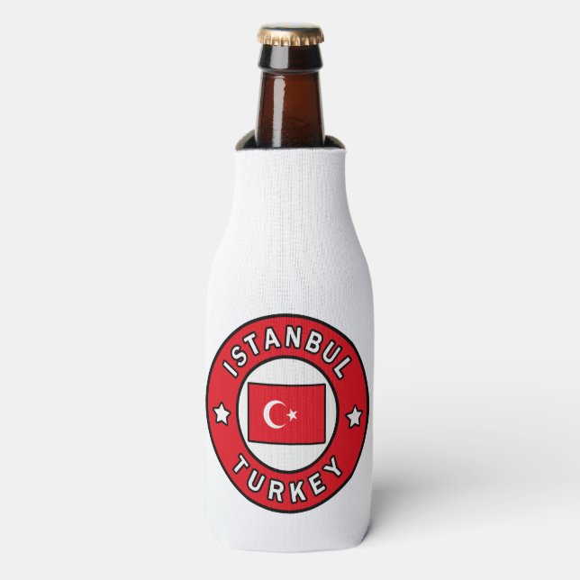 Istanbul Turkey Bottle Cooler (Bottle Front)