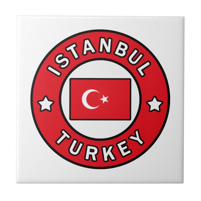 Istanbul Turkey Ceramic Tile (Front)
