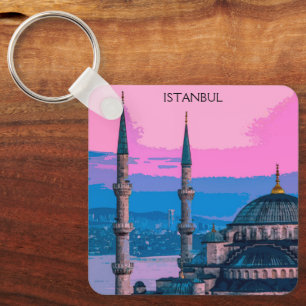 Istanbul Turkey Hagia Sophia Architecture Key Ring