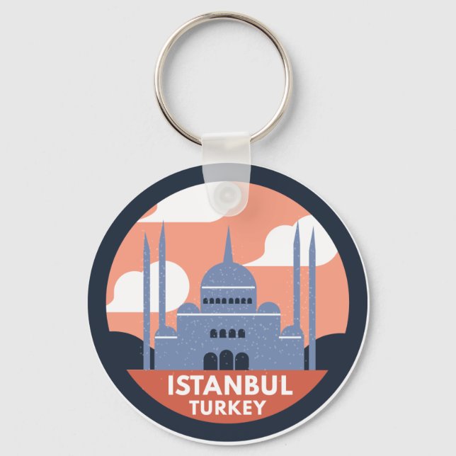Istanbul Turkey Keychain (Front)