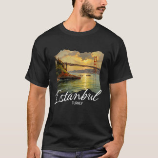 Istanbul Turkey Painting Souvenir  T-Shirt