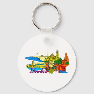 Istanbul - Turkey.png Key Ring