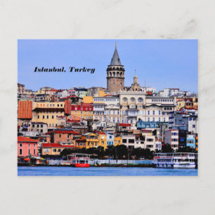Istanbul, Turkey  Postcard