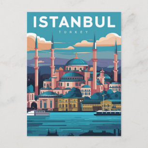 Istanbul Turkey  Postcard