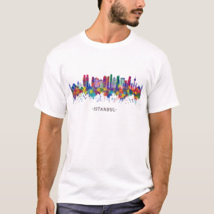 Istanbul Turkey Skyline T-Shirt