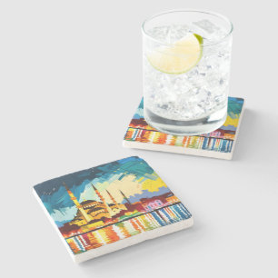 Istanbul Turkey Souvenir Stone Coaster