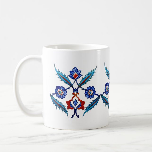 Istanbul, Turkey - Tile Mosaic Coffee Mug (Left)
