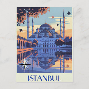 Istanbul, Turkey travel  Postcard