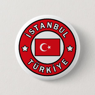 İstanbul Türkiye 6 Cm Round Badge