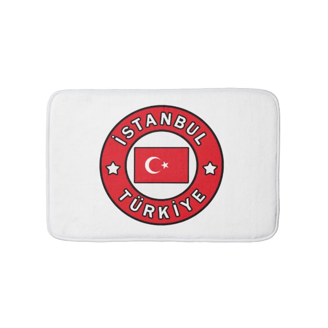 İstanbul Türkiye Bath Mat (Front)