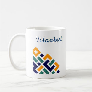 Istanbul Turkiye Souvenir Colourful Coffee Mug