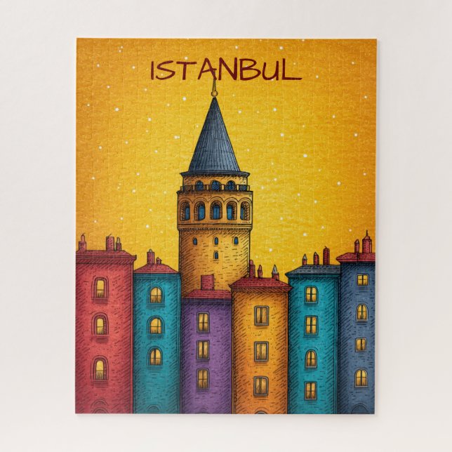 Istanbul Turkiye Travel Jigsaw Puzzle (Vertical)