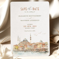 Istanbul Waterfront Elegance Save-the-Date