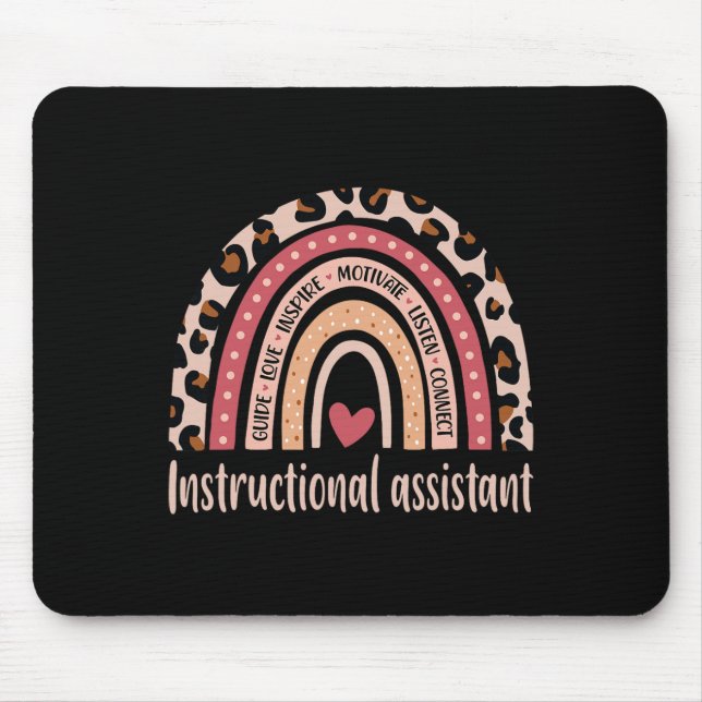Istant 100th Day Of School Teacher Aide 1  Mouse Pad (Front)