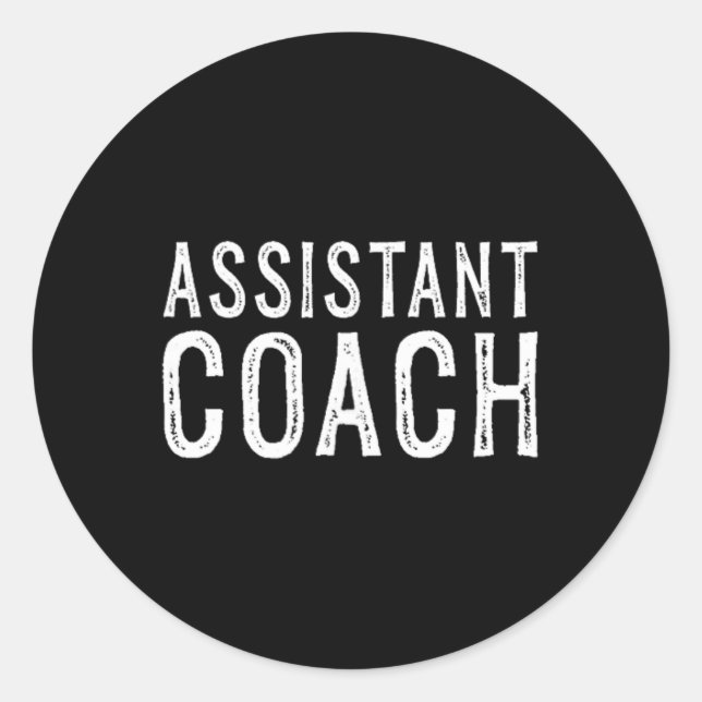Istant Coach  Classic Round Sticker (Front)