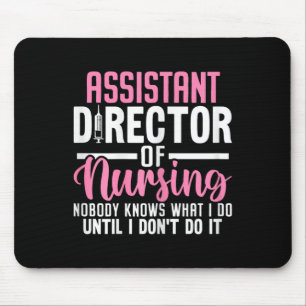 Istant Director Of Nursing Funny Adon Rn Nurse Med Mouse Pad